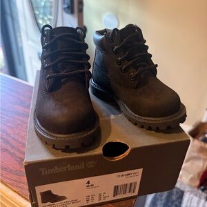 Timberland Black Kids Boots